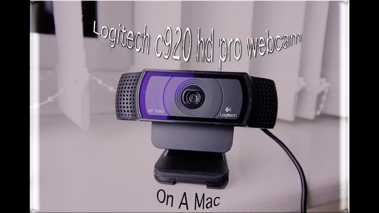 logitech webcam c920 software download mac